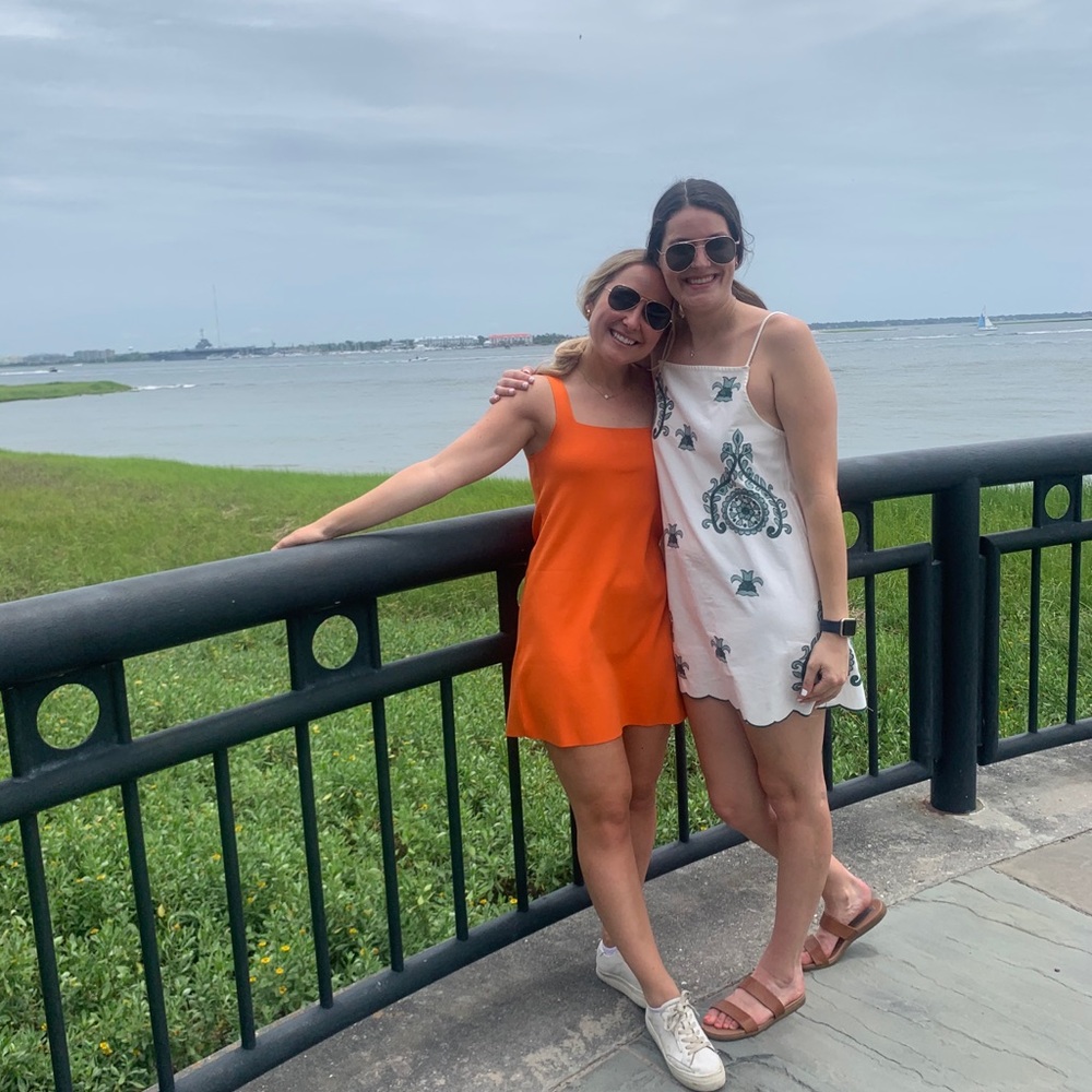 Orange Zara Dress